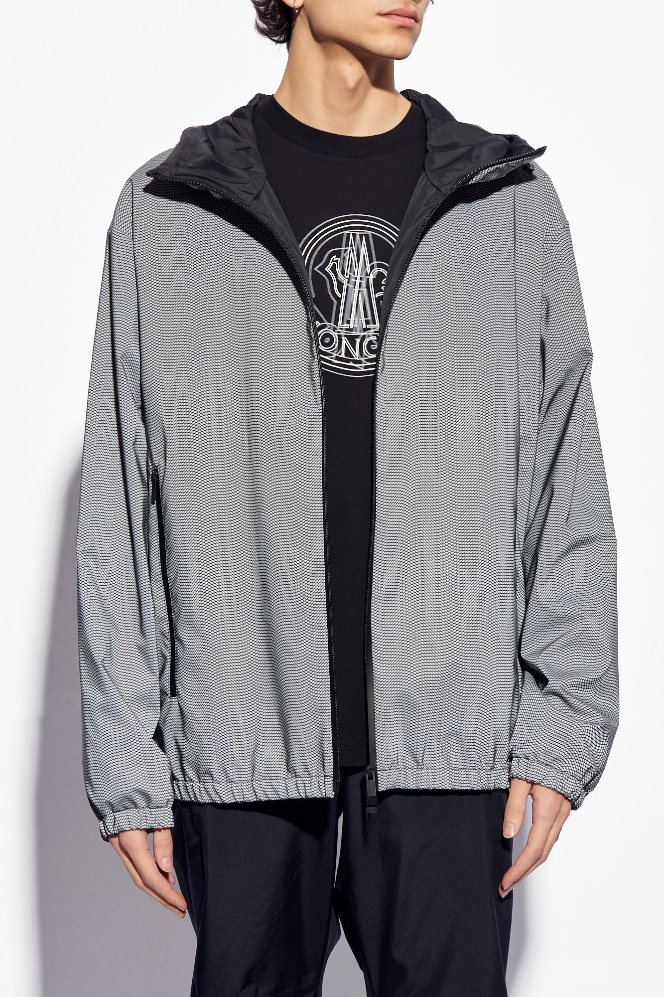 Moncler reflective discount jacket